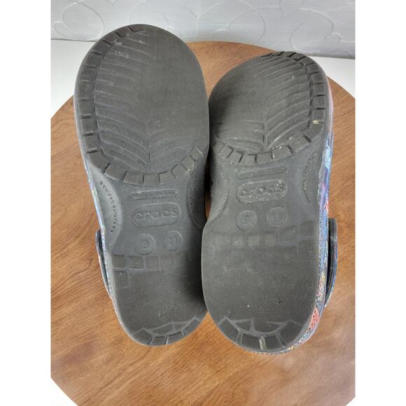 Crocs Cyber Nights Classic Clog Unisex Mens 9 Womens 11 Multicolor Japan City - Picture 10 of 12